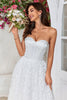 Load image into Gallery viewer, A-Line Sweetheart Sleeveless Lace Corset Wedding Dress