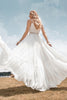 Load image into Gallery viewer, A-Line Simple Sleeveless Long Wedding Dress