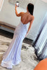 Load image into Gallery viewer, Lilac Mermaid Halter Neck Backless Long Prom Dress