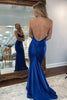 Load image into Gallery viewer, Fuchsia Mermaid Halter Neck Backless Long Prom Dress