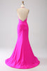 Load image into Gallery viewer, Lilac Mermaid Halter Neck Backless Long Prom Dress