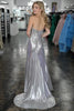 Load image into Gallery viewer, Mermaid Beaded Royal Blue Corset Prom Dress