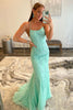 Load image into Gallery viewer, Spaghetti Straps Mermaid Prom Dress