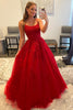 Load image into Gallery viewer, Princess Champagne Spaghetti Straps Prom Dress