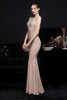 Load image into Gallery viewer, Apricot Long Evening Dress