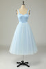 Load image into Gallery viewer, A Line Sweetheart Sky Blue Prom Party Dress