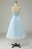 Load image into Gallery viewer, A Line Sweetheart Sky Blue Prom Party Dress