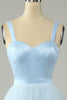 Load image into Gallery viewer, A Line Sweetheart Sky Blue Prom Party Dress