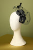 Load image into Gallery viewer, Black 1920s Feather Headband