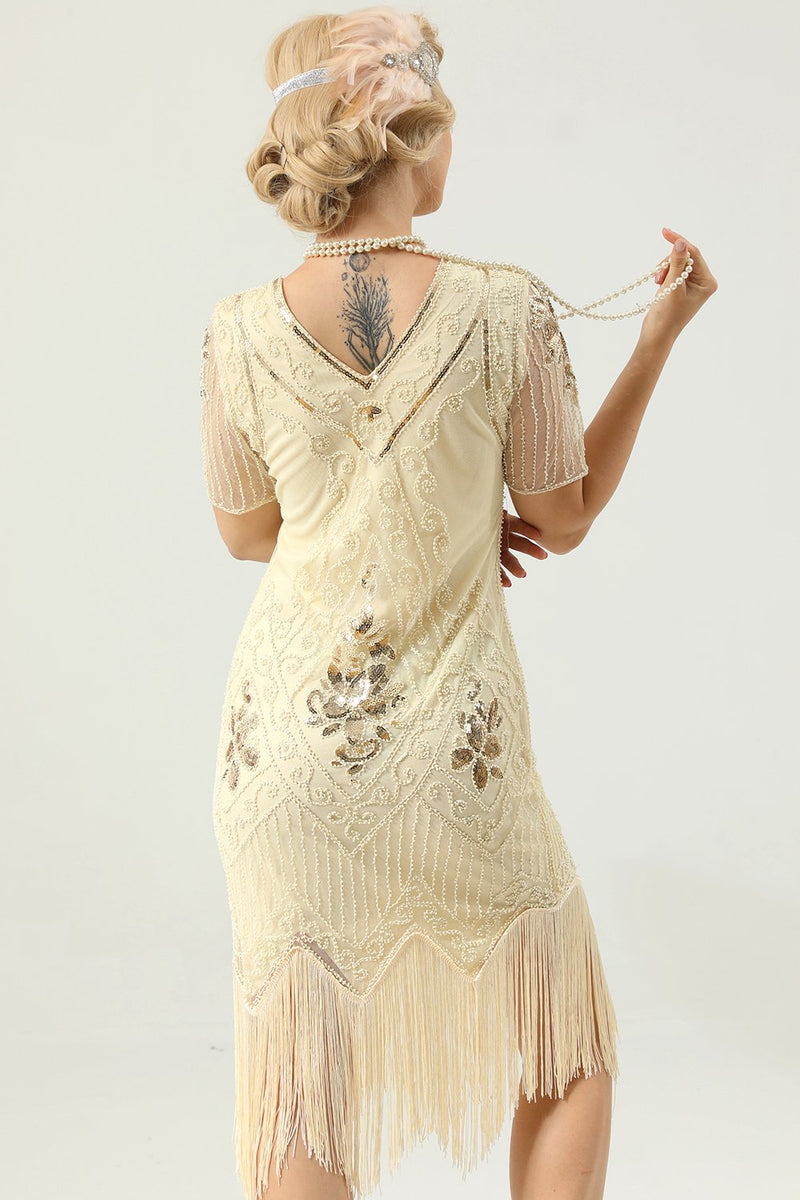 Flapper style dress with hot sale sleeves