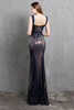 Load image into Gallery viewer, Gold Mermaid Sequin V Neck Prom Dress