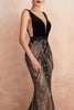 Load image into Gallery viewer, Sparkly Mermaid Sequins Black Long Prom Dress