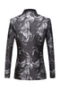 Load image into Gallery viewer, Grey Jacquard One-Piece Men&#39;s Suit