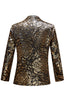 Load image into Gallery viewer, Golden Sequins Men&#39;s Blazer