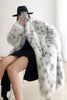 Load image into Gallery viewer, White Oversized Long Faux Fur Shearling Coat