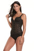 Load image into Gallery viewer, Black Lace Buckle Waist Control Shapewear