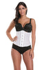 Load image into Gallery viewer, Black Lace Buckle Waist Control Shapewear