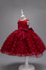 Load image into Gallery viewer, Champagne Princess Butterfly Tulle Girls&#39; Dress With Bow