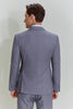 Load image into Gallery viewer, Grey Men&#39;s 3 Piece Notched Lapel Prom Suits