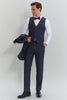 Load image into Gallery viewer, Men&#39;s Grey 3 Piece One Button Tuxedo