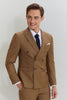 Load image into Gallery viewer, Khaki Men&#39;s 2 Piece Slim Fit Tuxedo &amp; Suit