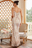 Load image into Gallery viewer, Sequins Sheath Blush Sparkly Prom Dress