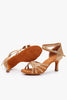 Load image into Gallery viewer, Champagne T-Straps 1920s Shoes