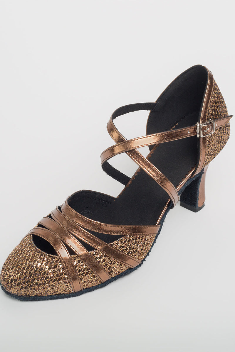 Load image into Gallery viewer, Vintage Style Dance Shoes with Sequins