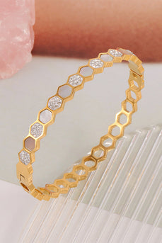 Gold Plated Titanium Stainless Steel Bracelet