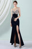 Load image into Gallery viewer, Dark Green Mermaid Bateau Neck Prom Dress