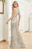 Load image into Gallery viewer, Off the Shoulder Mermaid Sparkly Sequin Prom Dress