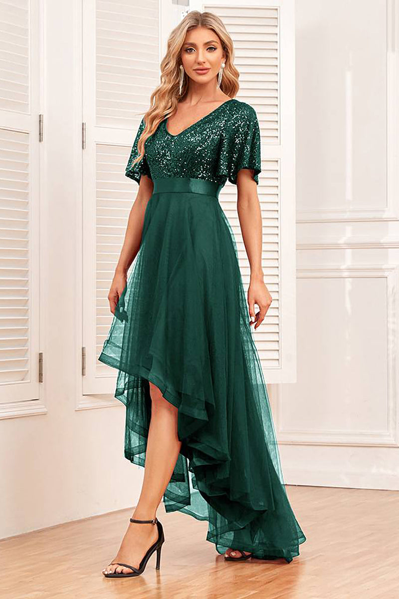 High low hot sale evening dress