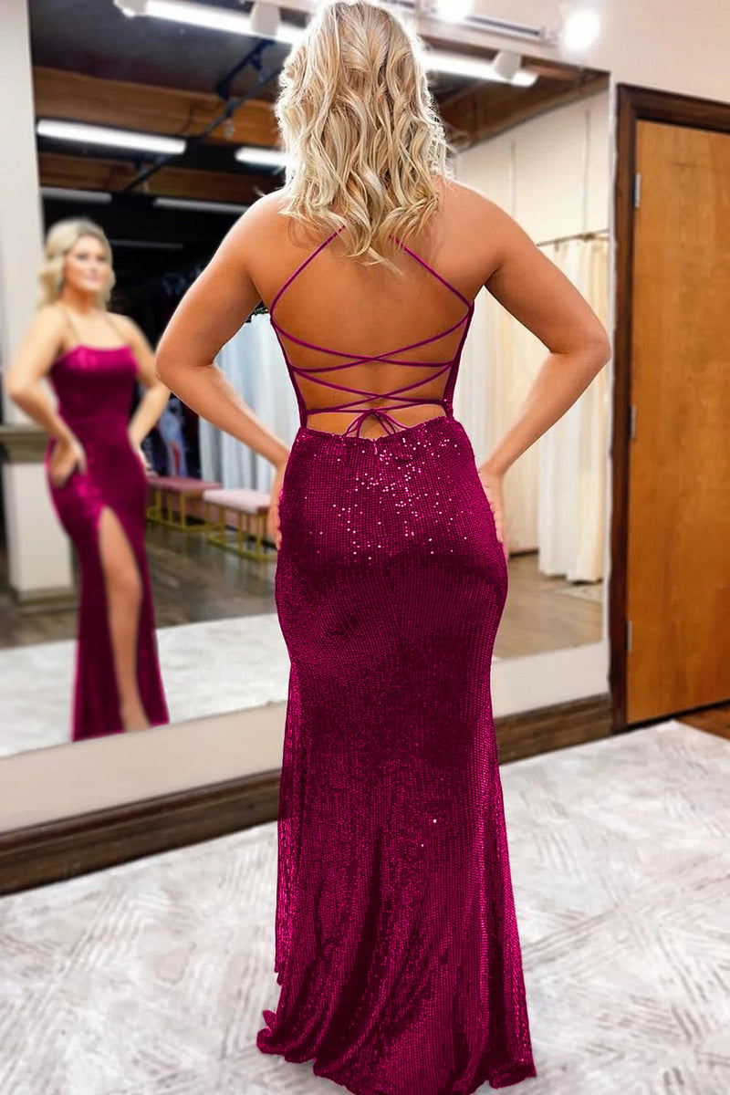 Sequin burgundy prom store dress