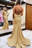 Load image into Gallery viewer, Royal Blue Spaghetti Straps Simple Mermaid Prom Dress