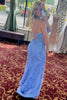 Load image into Gallery viewer, Light Purple Strapless Prom Dress with Appliques_2