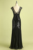 Load image into Gallery viewer, Vintage Sequins Banquet Evening 1920s Dress