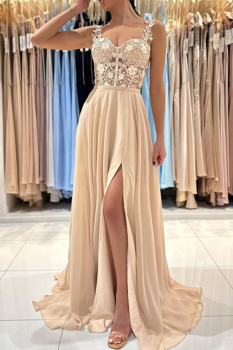 Light blue and gold prom outlet dress