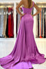 Load image into Gallery viewer, Blush One Shoulder Mermaid Long Bridesmaid Dress with Ruffles