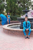 Load image into Gallery viewer, Blue Shawl Lapel Prom Suit for Men