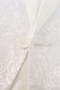 Load image into Gallery viewer, 2 Piece White Shawl Lapel Jacquard Homecoming &amp; Prom Suits