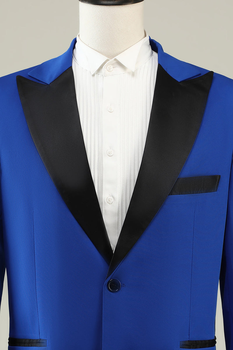 Royal blue and clearance gold prom jacket