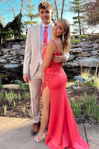 Ivory Notched Lapel 2-Piece Men's Prom Suits