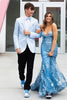 Load image into Gallery viewer, Light Blue Shawl Lapel Men&#39;s Prom Blazer