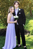 Load image into Gallery viewer, Black Notched Lapel 2-Piece Men&#39;s Prom Homecoming Suits