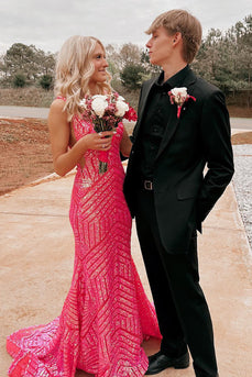 Black Notched Lapel 2 Piece Prom Homecoming Tuxedo For Men