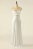 Load image into Gallery viewer, Ivory Satin Simple Bridal Dress