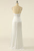 Load image into Gallery viewer, Ivory Satin Simple Bridal Dress