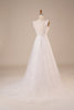 Load image into Gallery viewer, Sparkly Tulle Beaded Ivory Long Wedding Dress