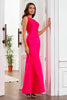 Load image into Gallery viewer, Fuchsia Mermaid Mother of the Bride Dress