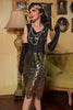 Load image into Gallery viewer, Black &amp; White Gatsby 1920s Dress